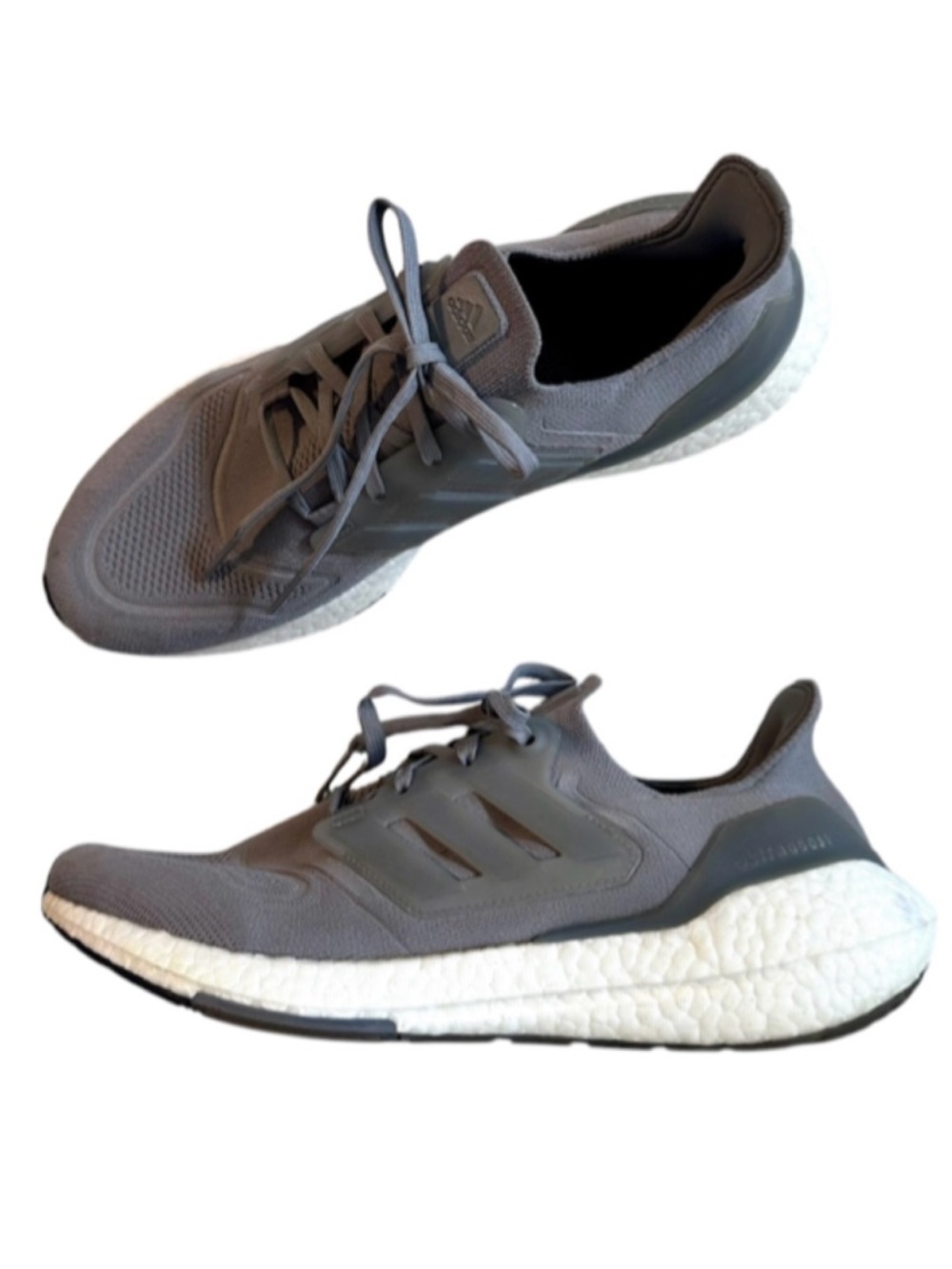 ADIDAS Ultraboost 22 Gray Running Shoe GX5460 Grey Three Athleisure Sport Men 11 - Picture 15 of 15